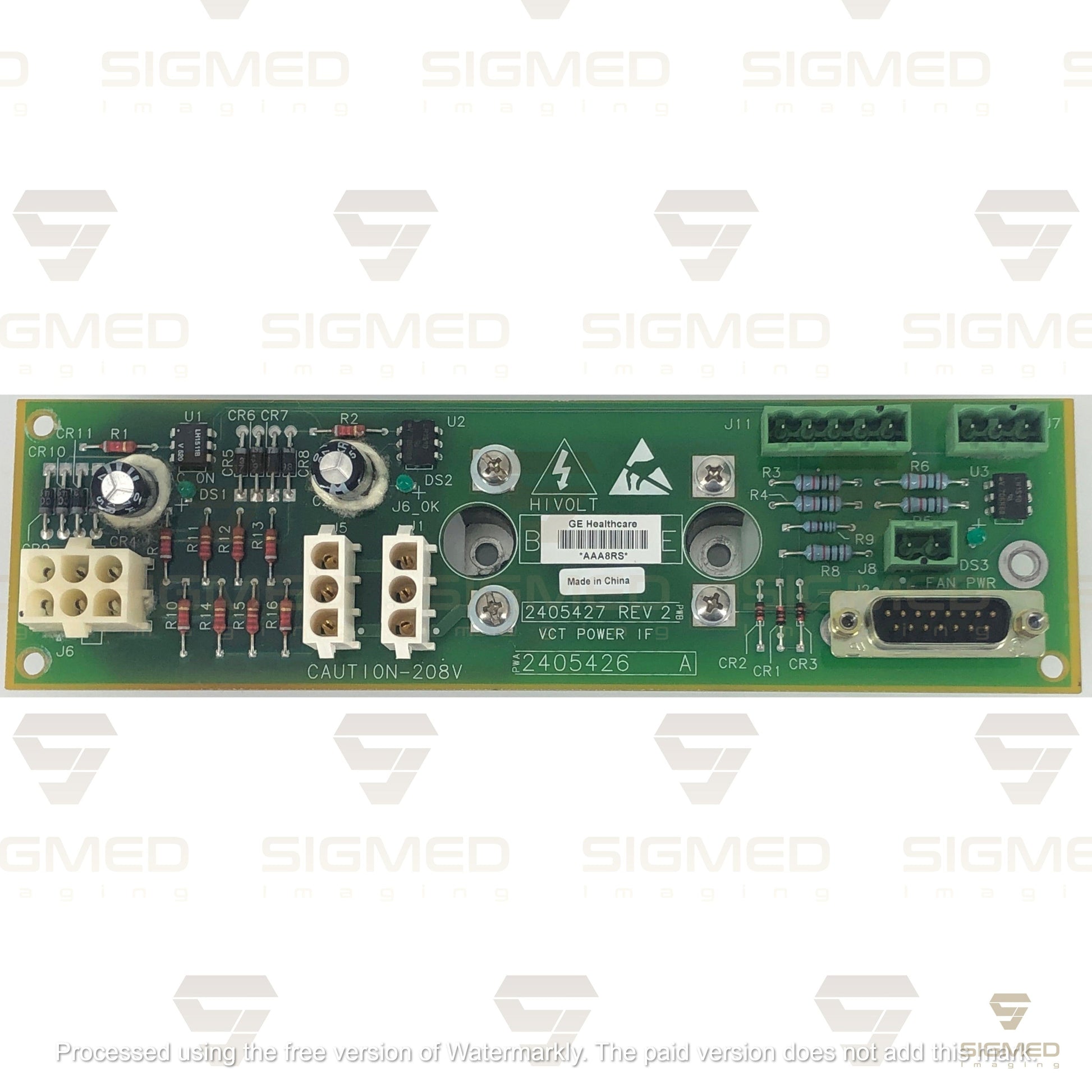 2405426 2405427 Heat Exchanger VCT Power IF-GE-Sigmed Imaging
