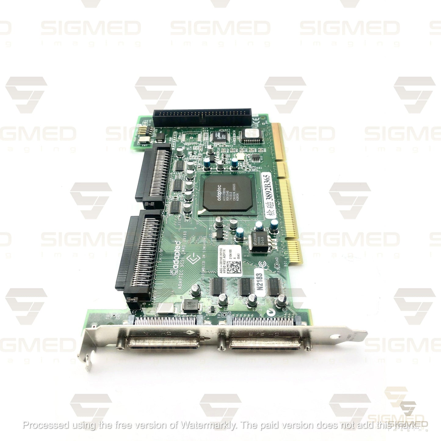 1817207-00 Adaptec SCSI Card 39160-GE-Sigmed Imaging
