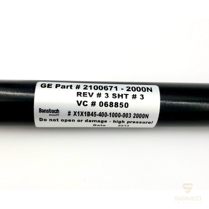 2100671 - 200N (NEW) CT Table Gas Spring for GE CT scanner-GE-Sigmed Imaging