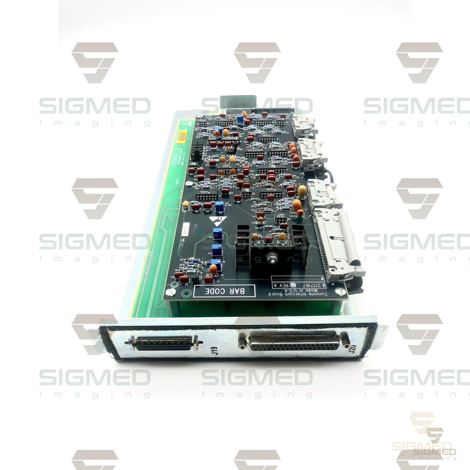 2117167 Console Intercom PCB-CT Rhapsode with 2138289 Interconnect Board for CT Scanner-GE-Sigmed Imaging
