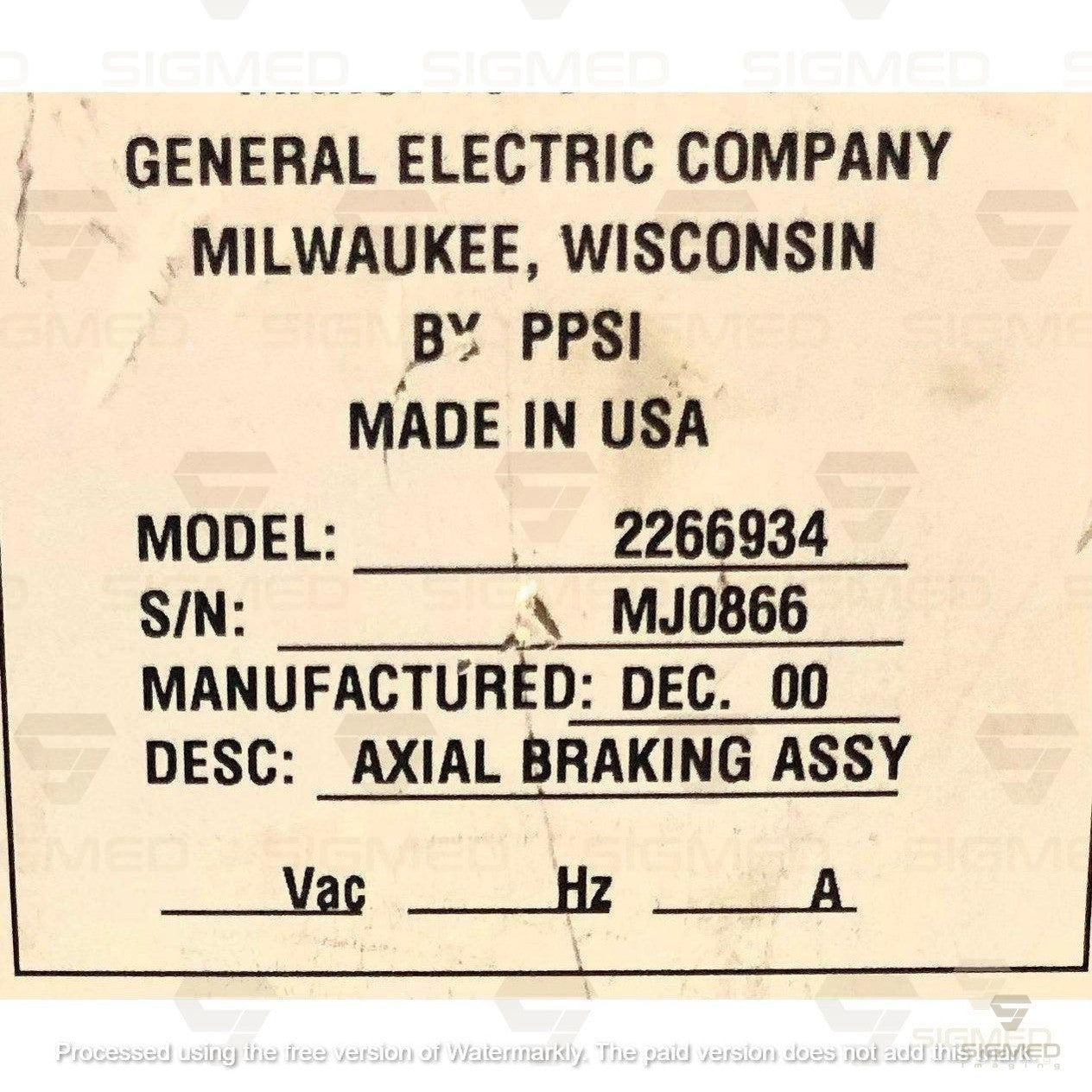 2288216-4 High Voltage Power Supply 1500VDC-GE-Sigmed Imaging