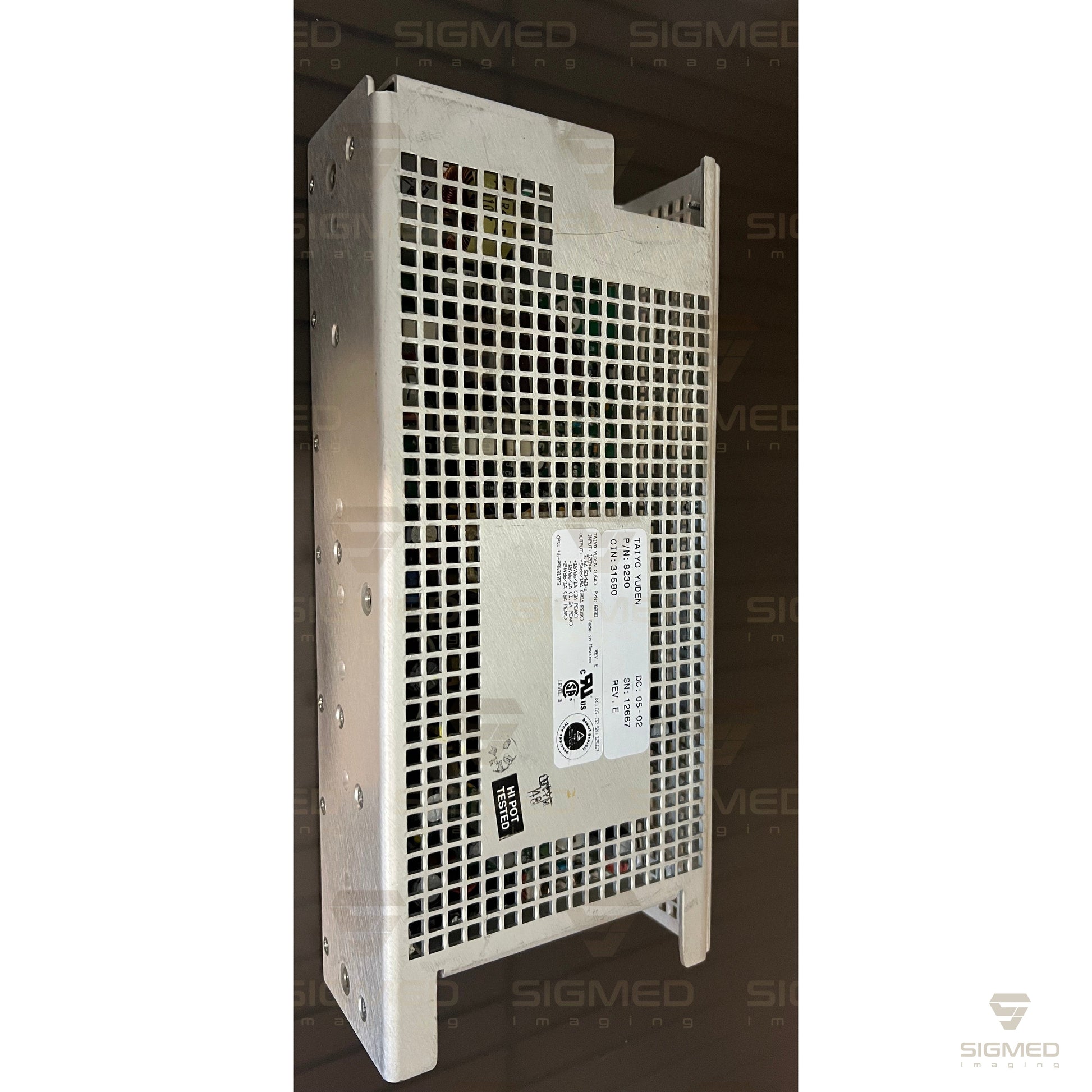 46-296317P3 CCH- STC & Table EMC Power Supply 12V-Sigmed Imaging-Sigmed Imaging