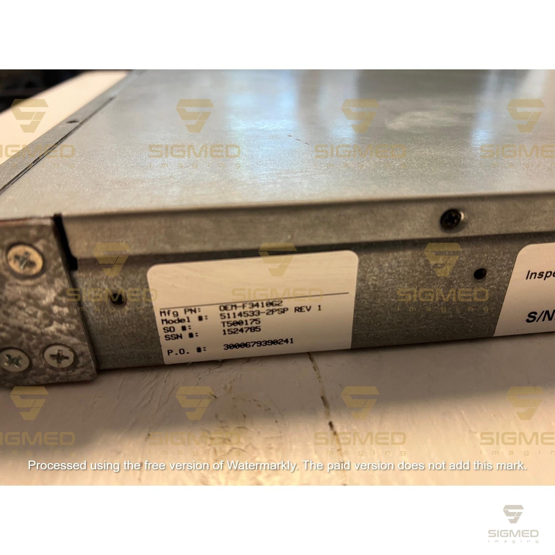 5114533-2-VIDEO IMAGE GENERATOR (VIG) COMPUTER WITH UPDATED VRAC-Sigmed Imaging-Sigmed Imaging