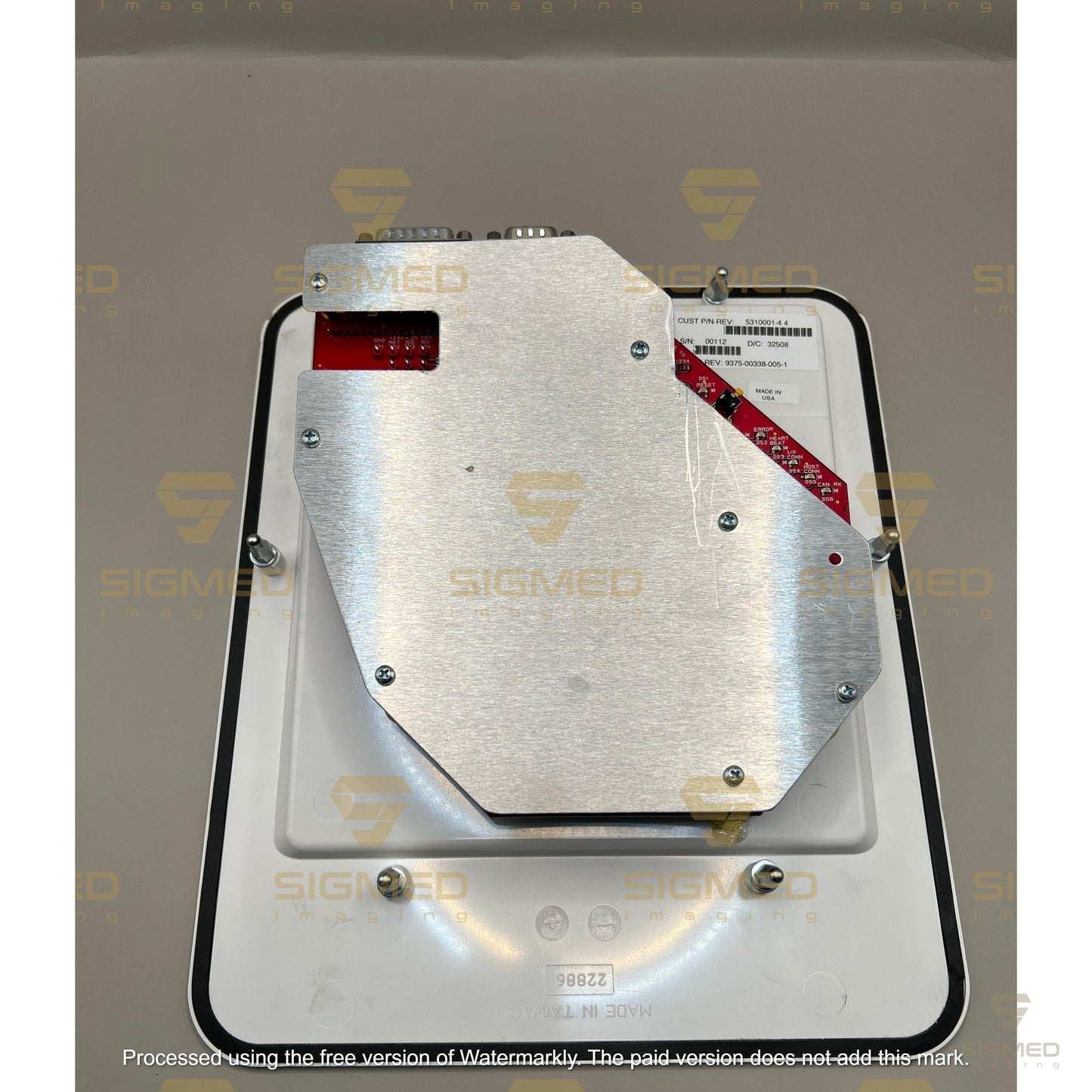 5310001-4- Left Gantry Control Panel-Sigmed Imaging-Sigmed Imaging