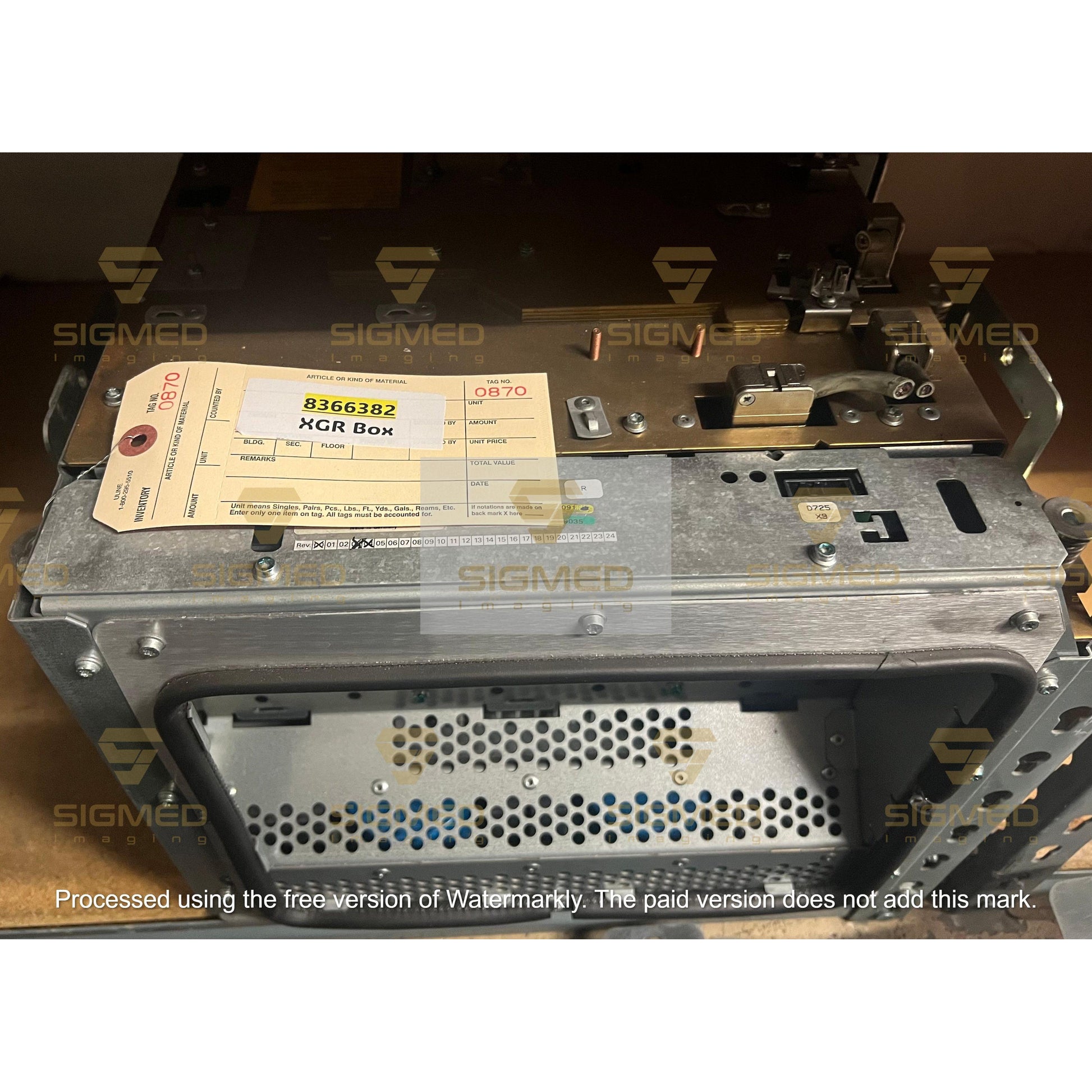 8366382- XGR Box-Sigmed Imaging-Sigmed Imaging