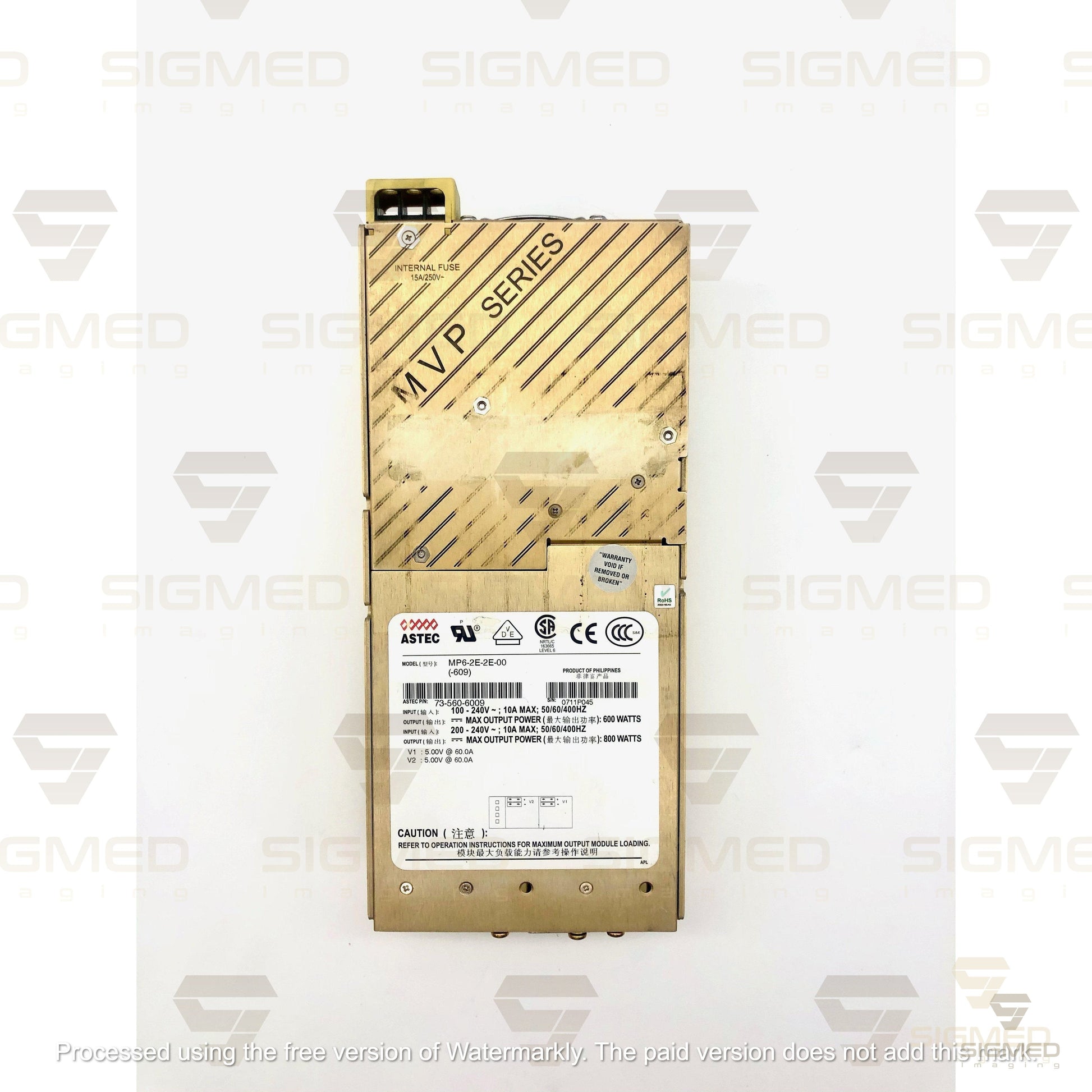 MP6-2E-2E-00 5126617 ASTEC Analog Power Supply-ASTEC-Sigmed Imaging