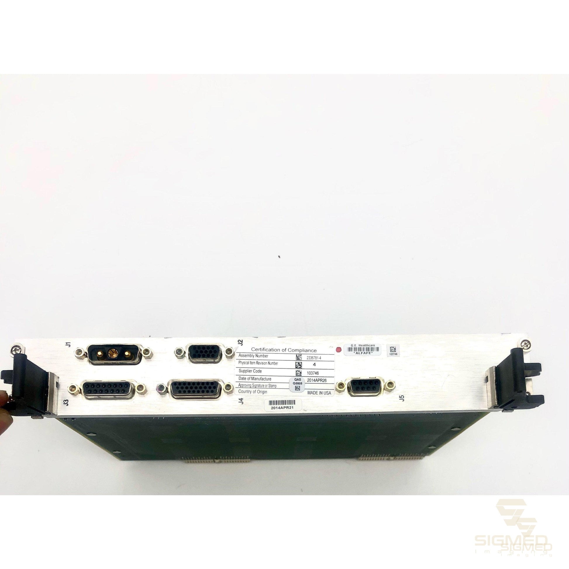 2336781-3 Motion Control Carrier Board with Digital Servo Amplifier-GE-Sigmed Imaging