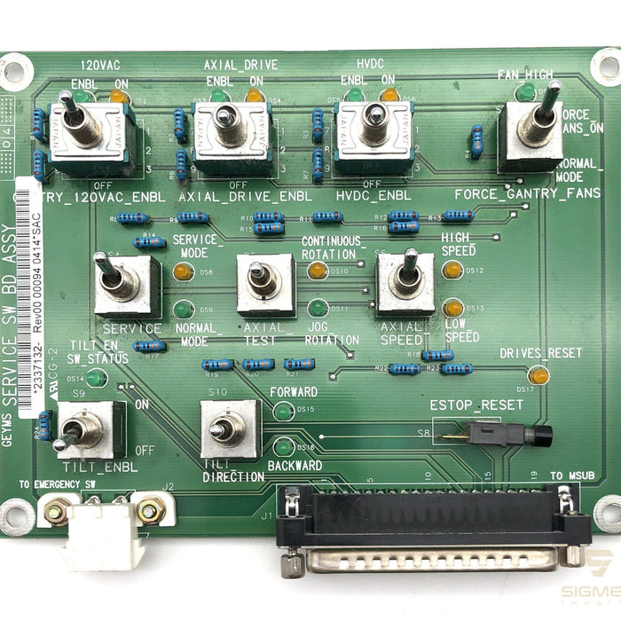 2337132 Service Switch Board Assembly-GE-Sigmed Imaging