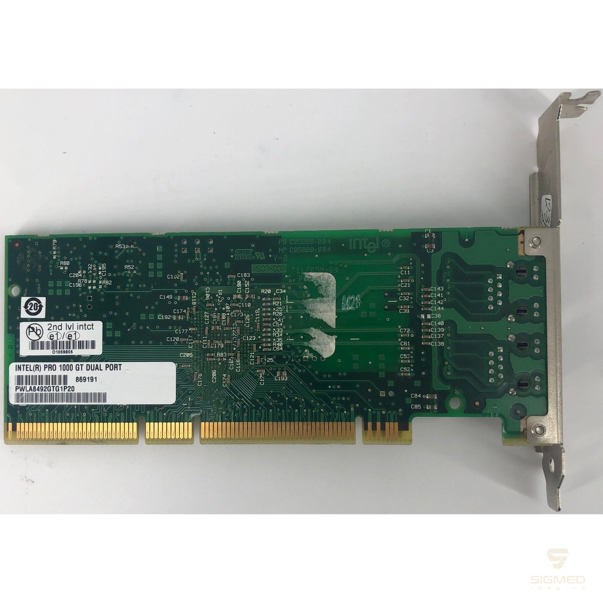 PWLA8492GTG1P20 Intel PRO/1000 GT Dual Port-Intel-Sigmed Imaging