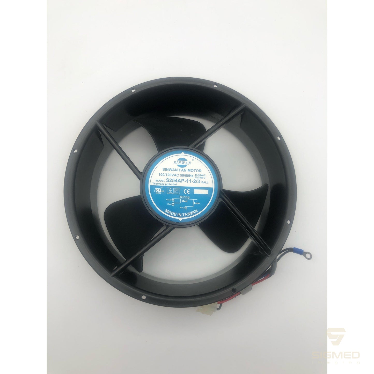 Sinwan AC fan S254AP-11-2/3 ball 100/120VAC 25489 3-wire fan-Sinwan-Sigmed Imaging